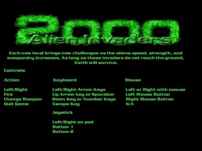 ALIEN INVADERS 2000 screenshot 5